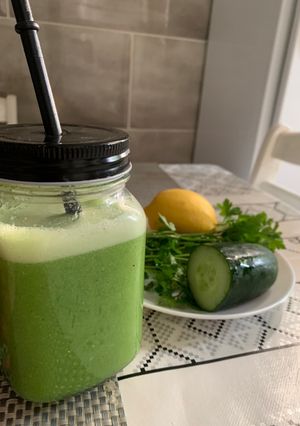 Une photo de Detox vert citron concombre🥒