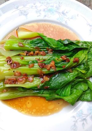 Foto resep Garlic pokcoy