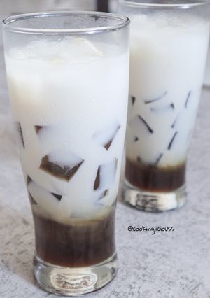 Foto resep Es Agar Cincau Susu