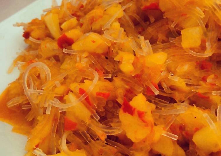 resep cara bikin Sambal Nanas Bihun