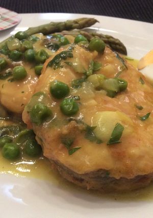 Una foto de Merluza en salsa verde