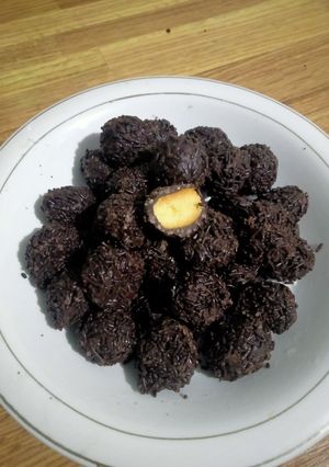 Foto resep Kue kering rambutan/kue kering bola coklat