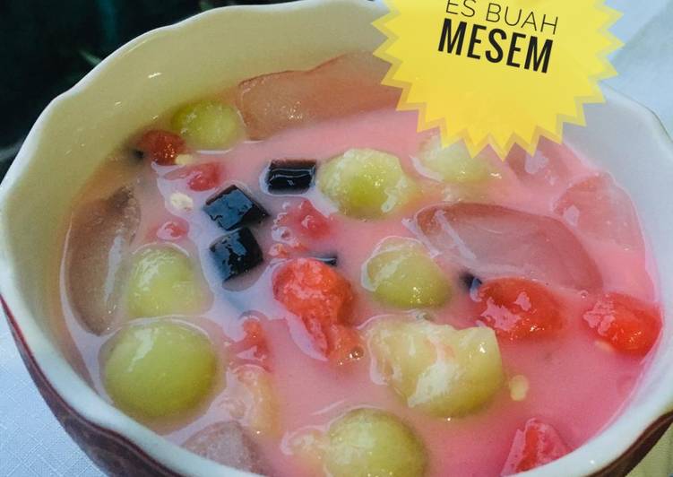 Es Buah MeSem (Melon-Semangka)😊