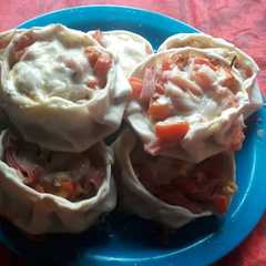 Una foto de Tarteletas de jamón y queso