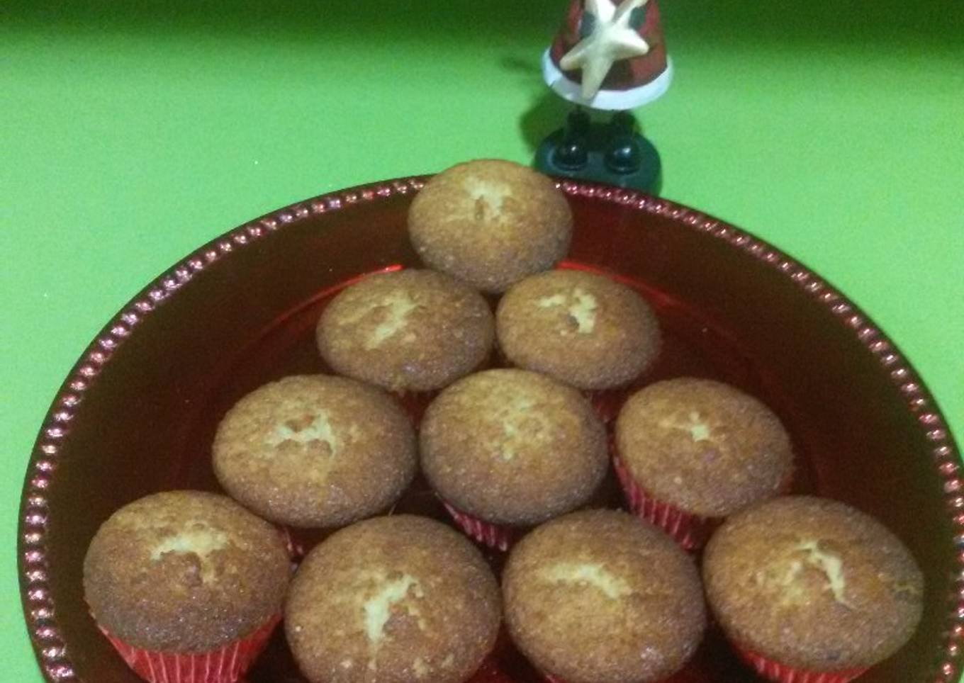 Magdalenas de turrón con thermomix