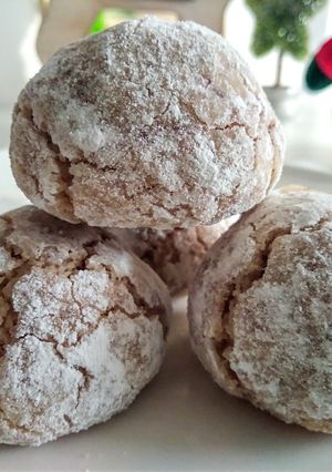 Une photo de Amaretti noisette et crème de marrons