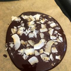 Toasted Coconut & Pink Salt Chocolate Bark ❤️ A picture of Toasted Coconut & Pink Salt Chocolate Bark ❤️.