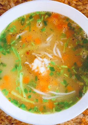 Hình của món Cháo tôm siêu ngon, nhanh gọn lẹ (cho những ngày cảm thấy ngán ăn và mệt mỏi, cảm lạnh,…).