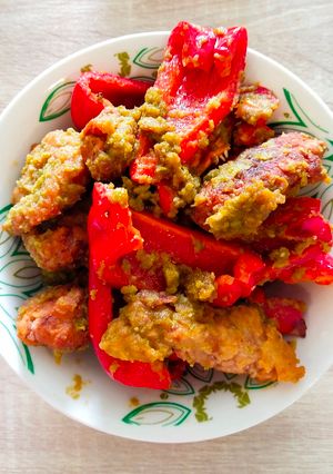 Foto resep Kriuk Udang Tempe Sambal Ijo