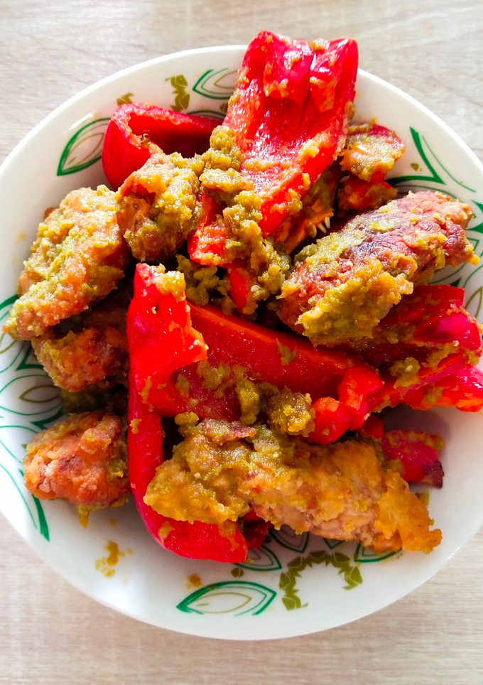 Foto resep Kriuk Udang Tempe Sambal Ijo