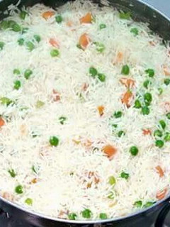 A picture of Vegetable rice.