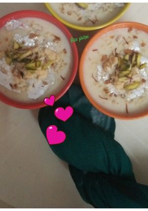 A picture of #Rice pudding (phirni)#post 25th.
