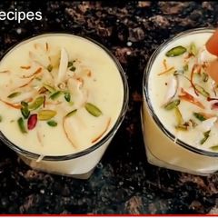 A picture of Badam shake.