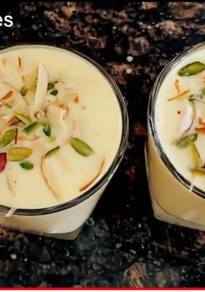 A picture of Badam shake.