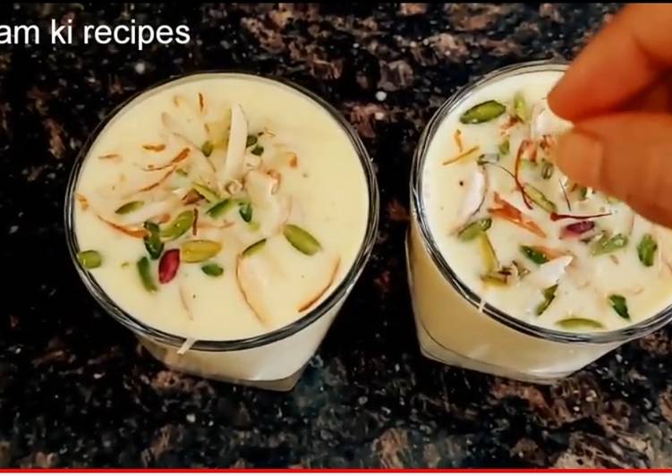 Simple Way to Make Badam shake