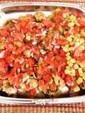 Mejillones (choritos) arrebozados en salsa criolla