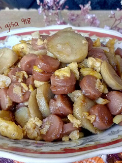 Foto resep Orak Arik Telur Sosis Baso