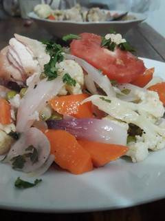 Una foto de Escabeche de gallina cusqueño