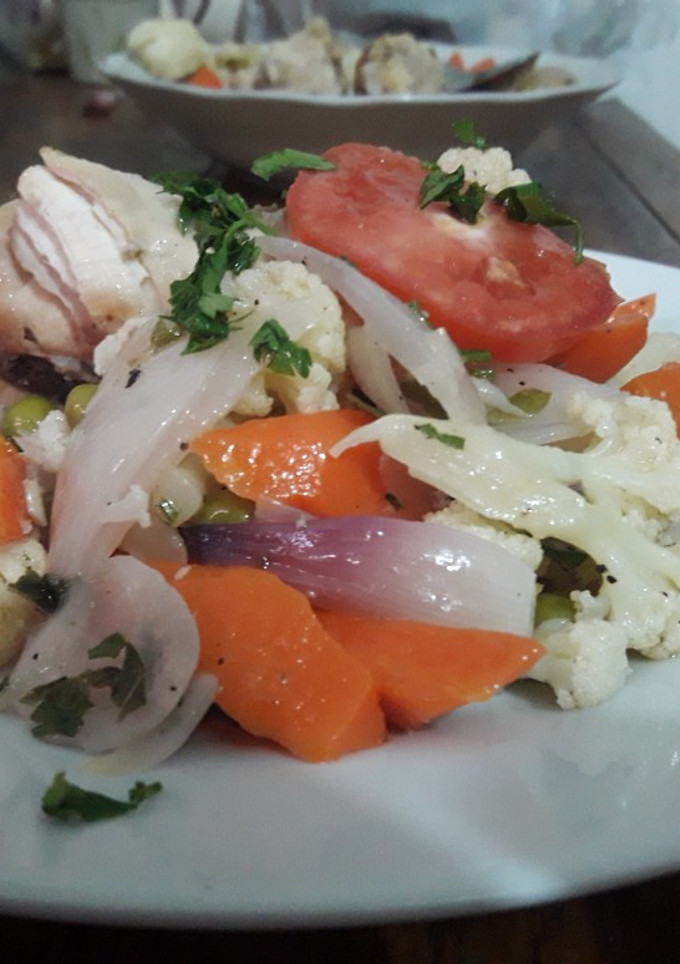 Una foto de Escabeche de gallina cusqueño