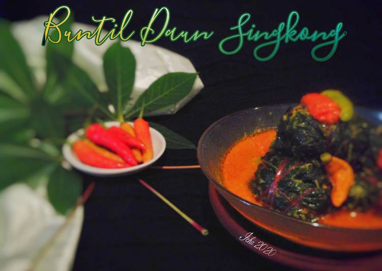 Resep Buntil Daun Singkong, Enak