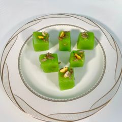 A picture of Bombay karachi halwa.