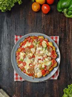 Foto resep Pizza roti susu teflon (pinggiran roti)