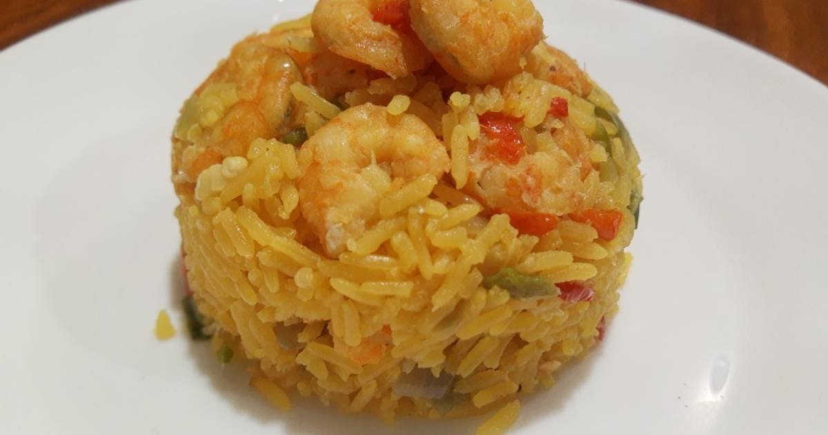 Arroz con cerdo en caldero Receta de Bendecido- Cookpad