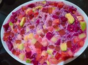 Gambar es buah agar agar
