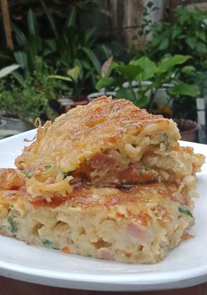 Foto resep Omelet Mie Telor