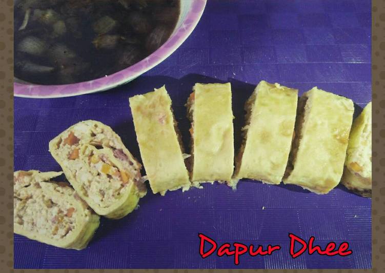 Rolade Tahu Kornet Saus Blackpepper