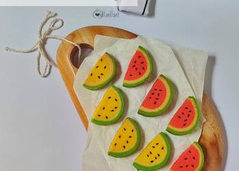 Resep Baru Watermelon Cookies Paling Enak