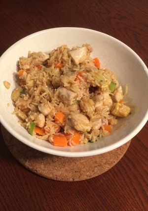 A picture of Chicken Fried Rice.