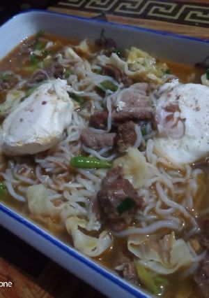 Foto resep Soto Mie masak lemak #ketopad