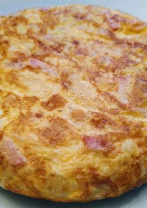 Una foto de Tortilla de patatas fritas de aprovechamiento