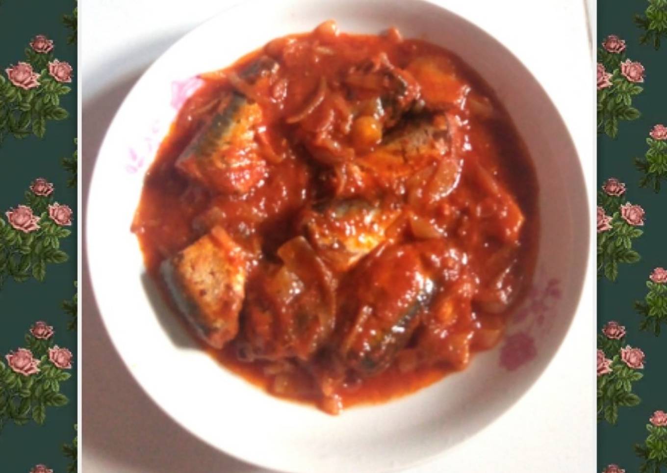 Sarden kaleng masak cabai pedes
