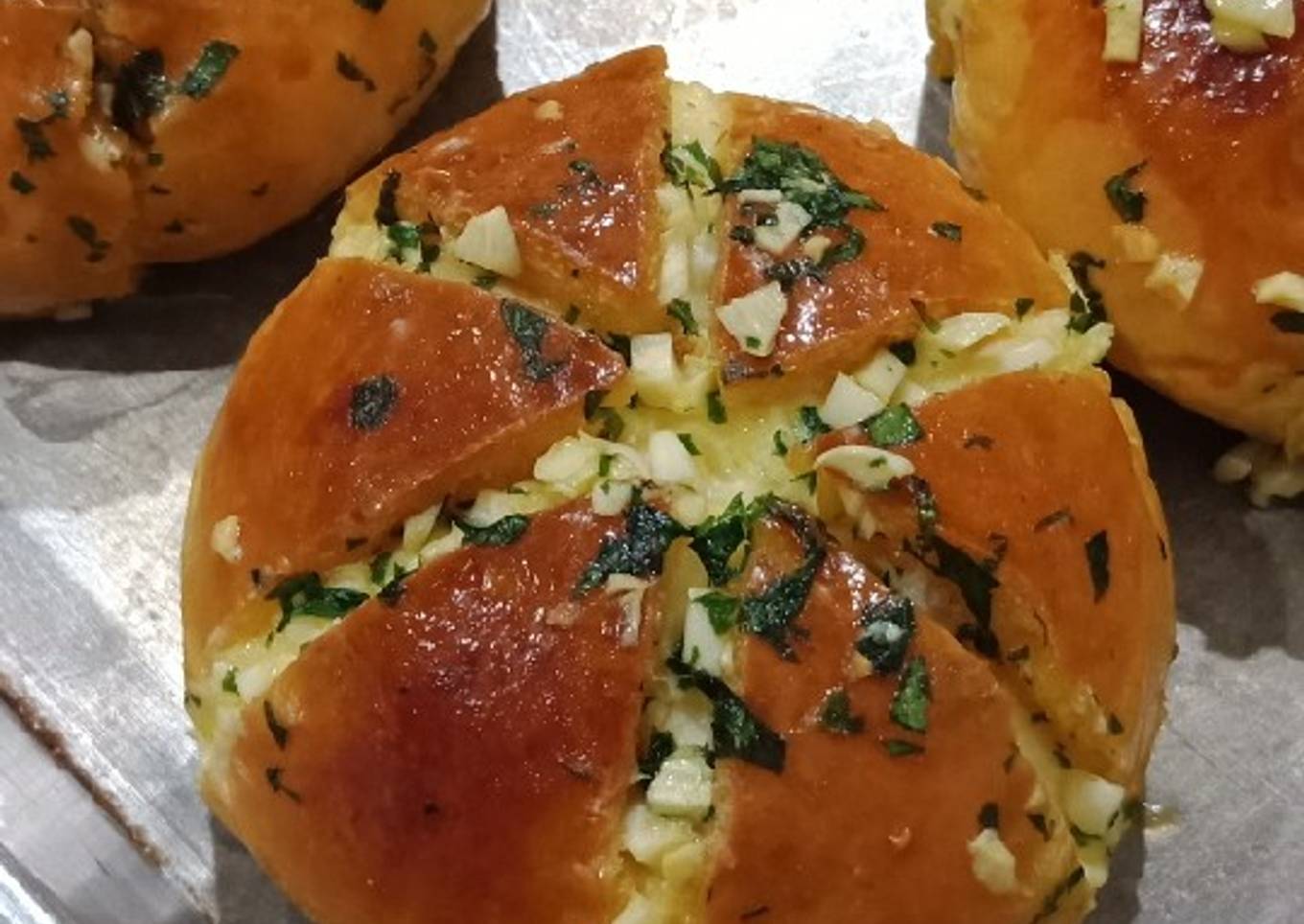 Korean garlic cheese bread