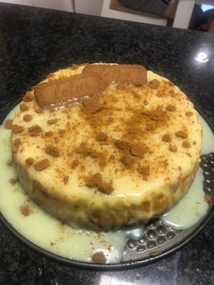 Una foto de Lotus Cheesecake