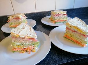 Una foto de Torta de verduras