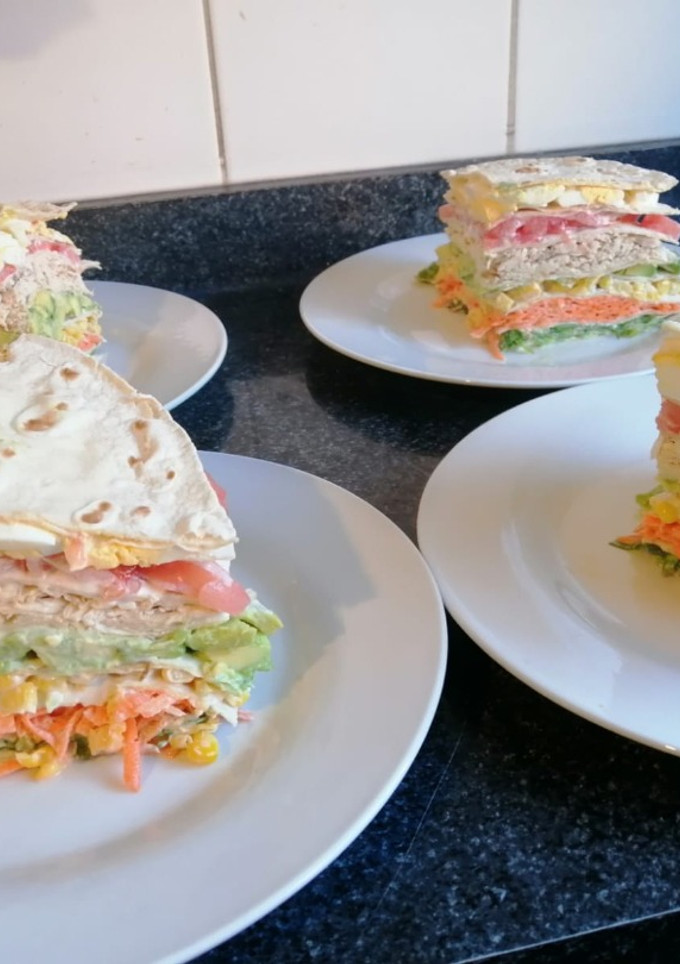 Una foto de Torta de verduras