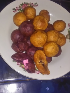 Foto resep Bola-bola ubi (isi gula merah & coklat)