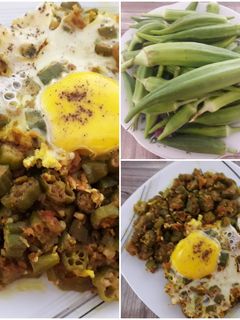 عکسی از دستور خوراک بامیه حلقه ای