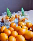 Copitas de kinotos y queso tipo Feta 🐐 Shots de kumquat y queso estilo griego Feta de cabra 🐐