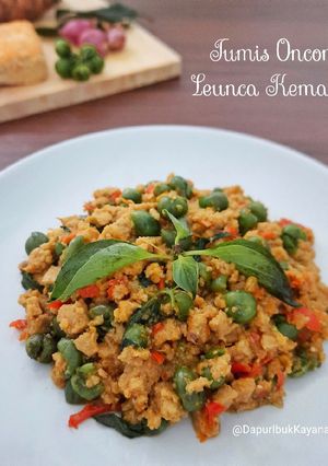 Foto resep 895. Tumis Oncom Leunca Kemangi