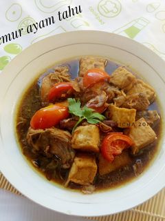 Foto resep Semur ayam tahu khas betawi