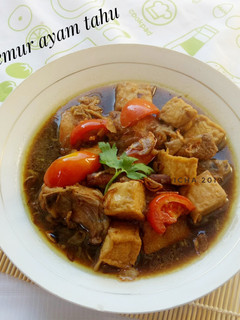 Foto resep Semur ayam tahu khas betawi