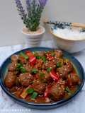 Japanese glazed meatball