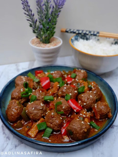 Foto resep Japanese glazed meatball