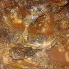 A picture of Hot sauce marinated chicken.
