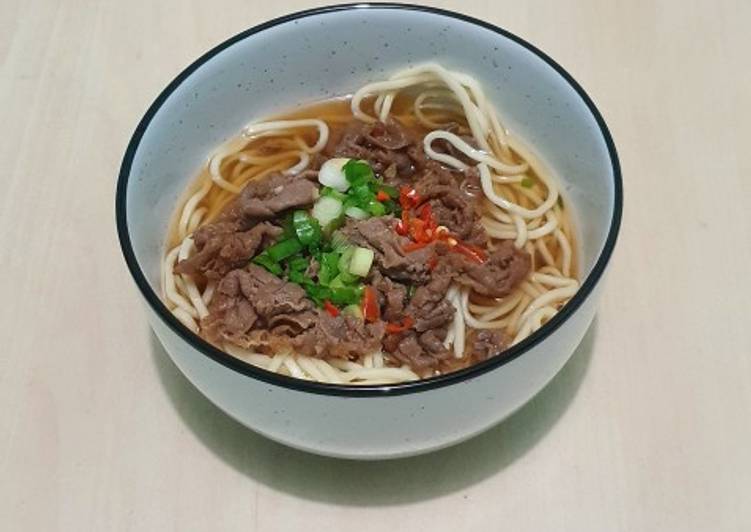 Bagaimana Menyiapkan Niku udon (mie) homemade Anti Gagal
