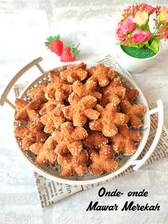 Foto resep Onde-Onde Mawar Merekah/ Onde-Onde Ketawa 😆